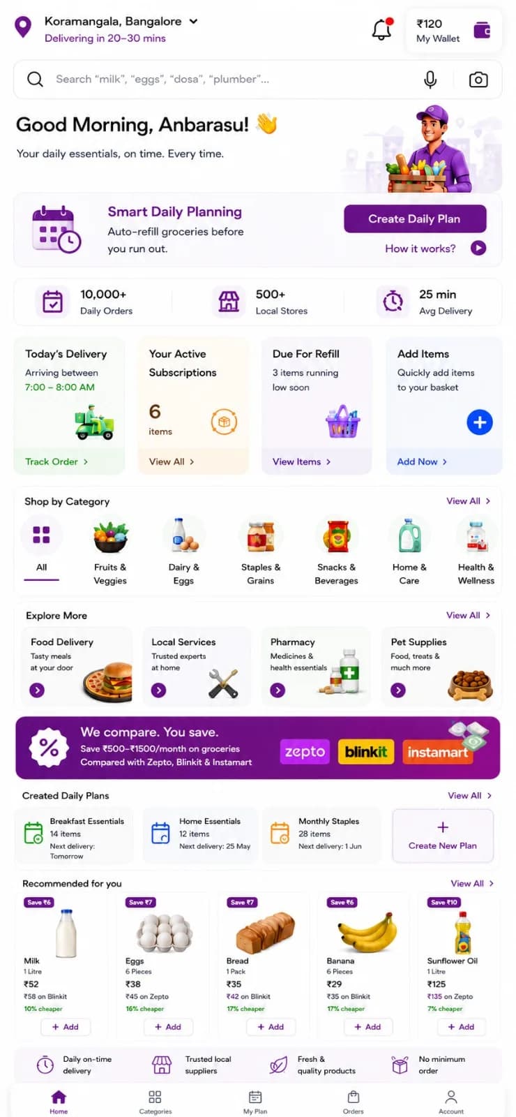 Nearle mobile app interface